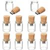 Fenglangrong 10 Pezzi 256 MB USB Flash Drive Drift Bottle chiavette USB Chiave USB Pendrive per matrimonio, amici, famiglia,Regali aziendali per computer, audio per auto, ecc