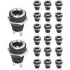 Comforty 20 pezzi DC Power Jack 5,5 x 2,1 mm - 12 V cavo + presa - Placcato oro / Durevole - Ideale per adattatori/fai da te / applicazioni industriali