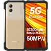 DOOGEENEXT Smartphone Rugged 5G Blade 20 Turbo, 32GB+256GB(Esterno 2TB), Batteria 10300mAh& Spesso Solo 15,8mm, 6,6'' Senza Cornici Schermo, Fotocamera AI 50MP, Android 15 Telefono Antiurto, NFC Oro