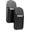 Aorwh 2 Pezzi Supporto Portatile per Computer Portatile Supporto per Computer Portatile Supporto Autoadesivo Pieghevole Invisibile Supporto Regolabile in Altezza Nero