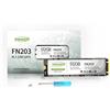 Fikwot FN203 512GB M.2 SATA SSD - SLC Cache 3D NAND TLC SATA III 6Gb/s M.2 2280 NGFF Unità a Stato Solido Interna, Fino a 550MB/s, Compatibile con Ultrabook, Tablet PC e Mini PC