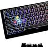 YMDK Set completo di 128 tasti a tema manga disegnati a mano a colori retrò Sidelit Anime Comic Set completo di 128 tasti creativi interessanti fatti in casa keycap personalizzati PBT Dye Sub Cherry