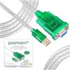pzsmocn Cavo Adattatore Porta Seriale Computer USB a RS232 Femmina DB9 1.8m