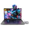 PINSTONE Laptop PC Computer 16 GB RAM LPDDR4 512 GB SSD 15,6 pollici UHD Celeron N5095 Processore Computer con Touch ID WiFi5 Bluetooth 4.0 Tipo C USB 3.0 (Film tastiera inclusa)