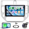 Rimoody 6G+128G 8 Core Android Autoradio per Ford Kuga/Escape 2008-2012, 9 Pollici Schermo Carplay Android Auto Senza Fili Bluetooth FM/RDS/EQ/DSP WiFi GPS Panoramica a 360° Comandi al Volante Retrocamera