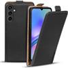 Verco Flip Cover per Samsung Galaxy A05S Case, Astuccio Cellulare Flip Style Custodia per Samsung A05S, Custodia verticale pieghevole, nero
