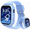 YEDASAH Smartwatch Bambini 4G Videochiamata GPS SOS Impermeabile 4-15 Anni