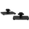 Generic Set di 2 supporti da tavolo in alluminio nero per Bose OmniJewel Lifestyle 650/850 Home Entertainment System