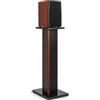 OUUTMEE - Supporto per altoparlanti da 70 cm (28 pollici) in legno - Robusto supporto per altoparlanti HiFi per home theater, supporto universale per altoparlanti per scaffali di libri con possibilità