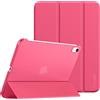 EasyAcc Custodia Cover Compatibile con iPad 11a Generazione (A16) 11 (2025) / iPad 10a Generazione 10.9 (2022) (A2757/A2777), Cover Posteriore Opaca Ultra Sottile Traslucida,Rosa Shocking