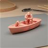 Barca da Pesca in Miniatura Dipinto a Mano Modellino Barca da Pesca Dettagliato