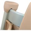 Amoxum Seggiolone per la prevenzione degli urti, adatto solo per Stokke Tripp Trapp, anticollisione per neonati e bambini, in silicone, protegge gli angoli (natura)