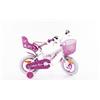 SCH Bici Pink Love, Bicicletta Bambino, Bianca, 12