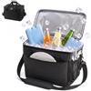 Relaxdays Borsa termica Relaxdays, litri, impermeabile, 2 manici + tracolla, colori | Spiaggia, campeggio e picnic, borsa da picnic