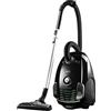 AEG VX6-2-ÖKOX - Aspirapolvere con Sacchetto, 60% Materiale Riciclato, Ugelli Aggiuntivi, per Pavimenti Duri e Tappeti, Raggio d'Azione 9 m, 800 W, Nero/Verde