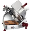 Berkel Affettatrice Pro Line XS 25 in argento - affettatrice professionale per la vostra cucina + tagliere realizzato a mano in legno unico, XS25-S+FHB