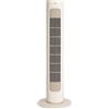CREATE / AIR TOWER/Ventilatore a torre oscillante bianco sporco/Programmabile, oscillazione 70°, silenzioso, design compatto, Ø 26 x 76,4 cm, 4 velocità, 3 modalità di funzionamento, 50W