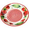 Generisch Grattugia in Ceramica e Tritatutto in Ceramica con Motivo di Frutta