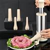 YouXiaor Riempitrice per Salsicce in Acciaio Inox,Macchina per Insaccatrice Manuale Strumento per Riempire Salsicce Insaccatrice per Salsiccia con Imbuto per Salsiccia,per Carne Riempitrice per Salu