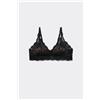 Tezenis Reggiseno Triangolo Havana Leggermente Imbottito Midnight Secret Donna Nero