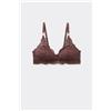 Tezenis Reggiseno Triangolo Havana Leggermente Imbottito Perfect Harmony Donna Marrone
