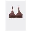 Tezenis Reggiseno Triangolo Havana Leggermente Imbottito Perfect Harmony Donna Marrone