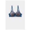 Tezenis Reggiseno Push-up Imbottito Berlin Flower Desire Donna Blu
