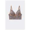Tezenis Reggiseno Bra Top Imbottito Romantic Bloom Donna Blu