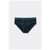 Tezenis Slip In Cotone Organico Con Bordi A Contrasto E Logo Uomo