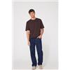 Tezenis T-shirt Girocollo 100% Cotone Pesante Uomo Marrone