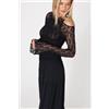 Tezenis Maglia Manica Lunga Ampia In Pizzo Donna Nero