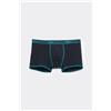 Tezenis Boxer In Cotone Organico Con Bordi A Contrasto E Logo Uomo