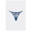 Tezenis Perizoma Con Fianchetto Tanga Flower Desire Donna Blu