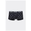 Tezenis Boxer In Cotone Stampato Bordi A Contrasto Con Logo Uomo