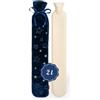 soxo Borsa Acqua Calda 2 Litri Grande - Lungo Hot Water Bottle | Adatto Per Bambino, Calore Confortevole Dell'Acqua