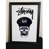STUSSY 【NUOVO】 Poster pubblicitario Stussy con cornice, tracciamento, spedizione...