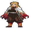 Demon Slayer FiGPiN Kyojuro Rengoku Collector Case #810