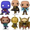 Funko Pop Lotto Pacchetto Di 6 Dc Nero Adam - Atom, Cyclone, Dr Fate ,Hawkman &
