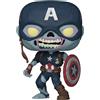 Funko Pop! Marvel What If...? Zombie Captain America #941 Figure Vinile