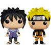 Funko Pop Lotto Da 2 Figure In Vinile Naruto Shippuden - Naruto, Sasuke