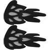 Ejoyous Kit Fodera per Casco Bici, Set Combo Rete Antimosche in Spugna da 2 Pezzi con Inserti in Gancio e, Cuscinetti di Ricambio per Casco da 17,5 X 23,3 Cm per Ciclisti su Strada Mountain Bike