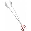 Baoblaze 2 Pezzi Pinza da Pesca per Pesci Pinza di Controllo Morsa Bloccapesci Acciaio Inossidabile con Testa Retinata Avvolgente, Grande 92cm, Pinza Per Pesce A Rete Aggiornata