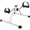 Lucn Mini cyclette portatile pieghevole per esercizi a pedale, per braccia e gambe con resistenza regolabile, macchina fitness a basso impatto, per allenamento a casa e ufficio, bianco