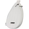 Naroote Zaino da Tennis Uomo Donna Borsa a Tracolla Sportiva Impermeabile Durevole per Racchette e Badminton 29x6x46 Cm (WHITE)
