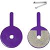 PMAGSYQ Pastiglie Freno a Disco Adatte per Shimano B01S Pastiglie Freno idrauliche Resistenti all'Usura Pastiglie Bici MTB Adatte per Parti B03S B05S(Purple 11G)