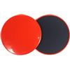 LOVIVER Disco Pilates Scorrevole Dischi Scorrevoli Fitness Dischi Scivolosi Allenamento Core Dischi per Esercizi a Doppia Superficie con Scorrimento Portatile, Red