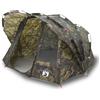 GFMGUEMV Tenda da pesca per 5 persone, motivo mimetico, rivestita in poliuretano, con protezione UV, tenda da campeggio impermeabile in poliestere con cuciture sigillate e telone sul fondo, facile da montare
