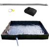 Générique Vassoio Doccia Esterno Vassoio Bagno Compatto 104 X 104 X 13 Cm | Vassoio Doccia Esterno Con Tubo Scarico Per Spiaggia Esterna Bagno Campeggio Auto Tenda Camion Rimorchio Furgone