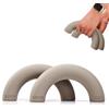 Build & Fitness Set di pesi ad arco da 2 kg (1 kg ciascuno), manubri curvi con impugnatura in silicone morbido al tatto, barre ergonomiche ed eleganti, per camminare, yoga, pilates e allenamento della forza