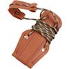 GRADENEVE Cinghia in Pelle per Montaggio Corda Arco Ricurvo e Longbow | Nylon Marrone, 1 Pezzo, Allineamento Preciso e Protezione, Impugnature Flessibili per Atleti